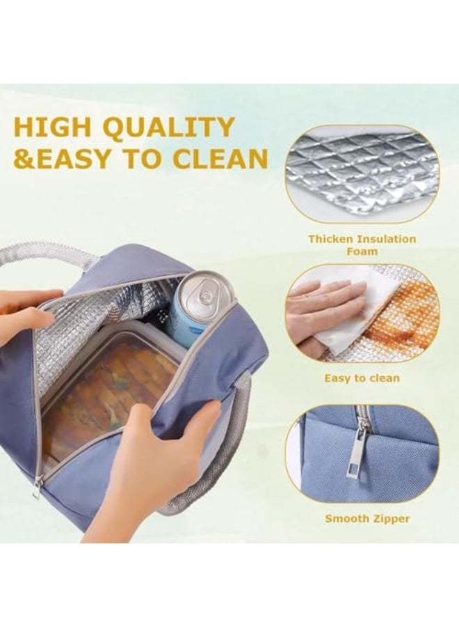 SYOSI Insulated Lunch Bags for Men & Women, Large Capacity Reusable Leak-Proof Bento Bag, Convenient Multipurpose Lunch Box Tote for Work, Picnic, and Travel - Image 4