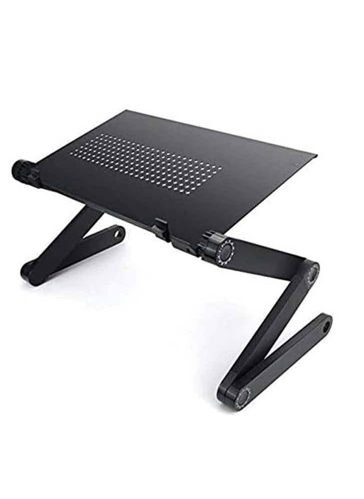 ALCOACH - Foldable Laptop Stand Desk, Adjustable Height, Aluminum Ergonomic Computer Stand, Portable Laptop Stand, Stand for MacBook Air Pro, All Laptops AA-3 - Image 1