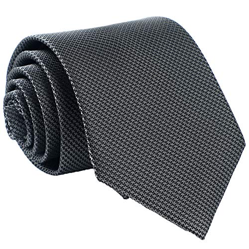 fortunatever Mens Solid Neckties,Gray Ties For Men+Gift Box,58"×3.35" - Image 1