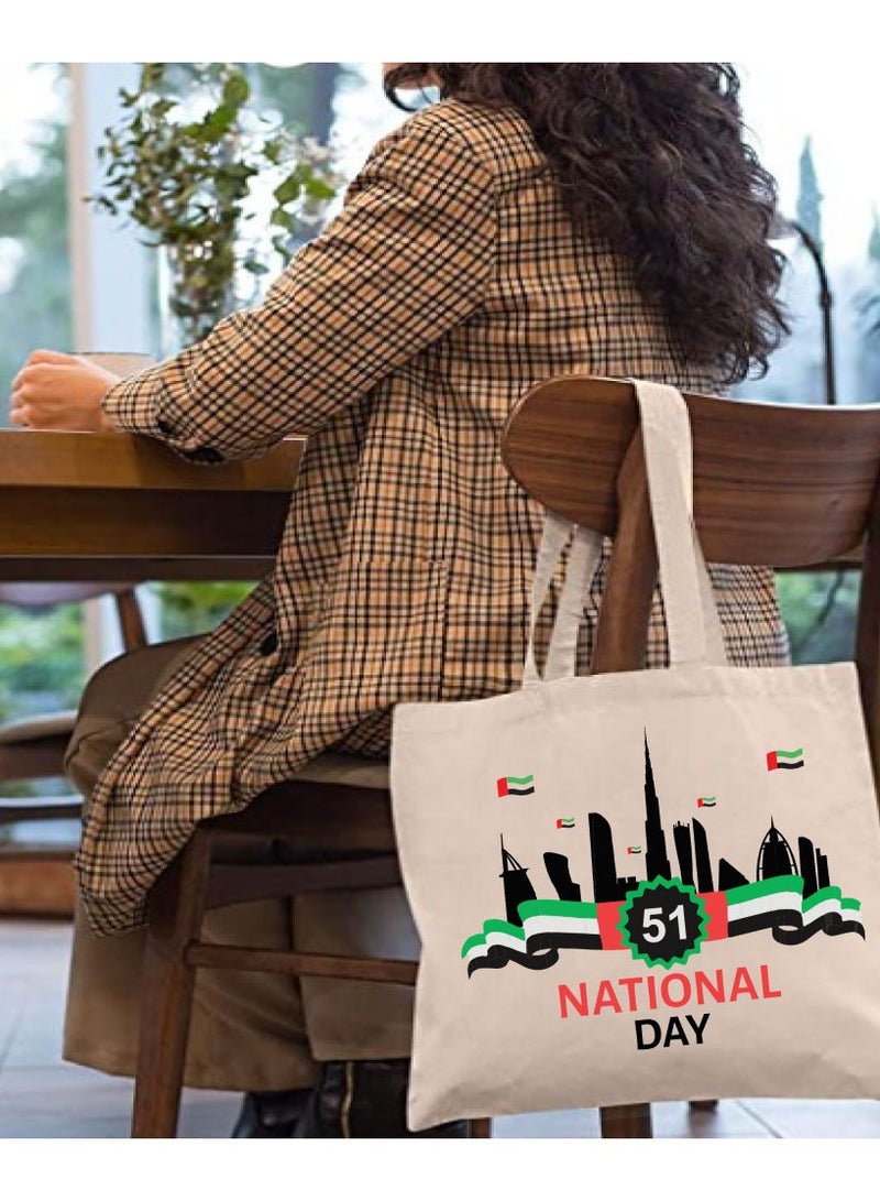 UAE National Day Printed Canvas Cotton Bags-Reusable Bags - Image 3
