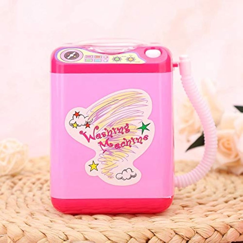 POCREATION Makeup Sponge Washing Machine, Mini Electric Brush Washing Machine, Mini Makeup Brush Cleaner Device, for Girls Ladies Cleaning Make Up Brushes(Pink) - Image 4
