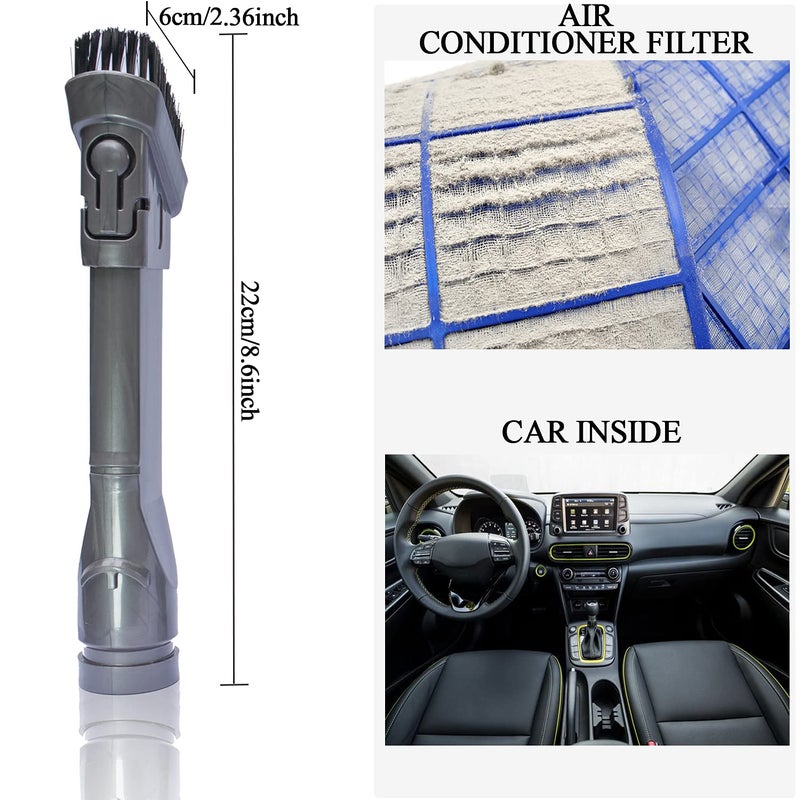 VACEXT Flexible Extension Hose & Vacuum Attachments - Replacement Parts for Dyson V11 V10 V8 V7 V6 DC74 DC62 DC59 DC44 - Vacuum Cleaner Accessories Dusty Brush - Image 3