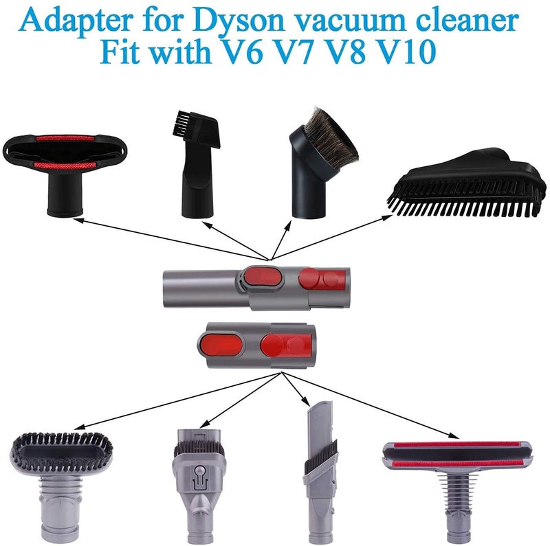 VACEXT Flexible Extension Hose & Vacuum Attachments - Replacement Parts for Dyson V11 V10 V8 V7 V6 DC74 DC62 DC59 DC44 - Vacuum Cleaner Accessories Dusty Brush - Image 5