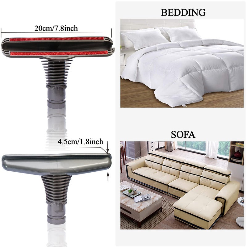 VACEXT Flexible Extension Hose & Vacuum Attachments - Replacement Parts for Dyson V11 V10 V8 V7 V6 DC74 DC62 DC59 DC44 - Vacuum Cleaner Accessories Dusty Brush - Image 4