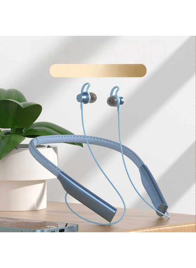 EBMINI New Digital Noise Cancelling Neck Hanging Wireless Bluetooth Earphones