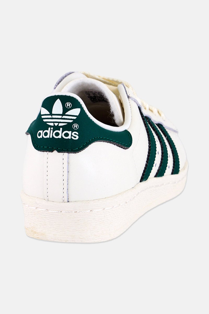 adidas Originals Kids Boy Superstar 82 Lace Up Outdoor Shoes, Off White - Image 3