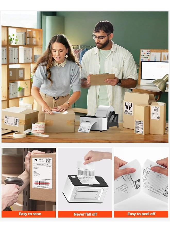 erorex Thermal Direct Shipping Label Pack Of 500 4X6 Per Roll Labels Commercial Grade  - Image 5