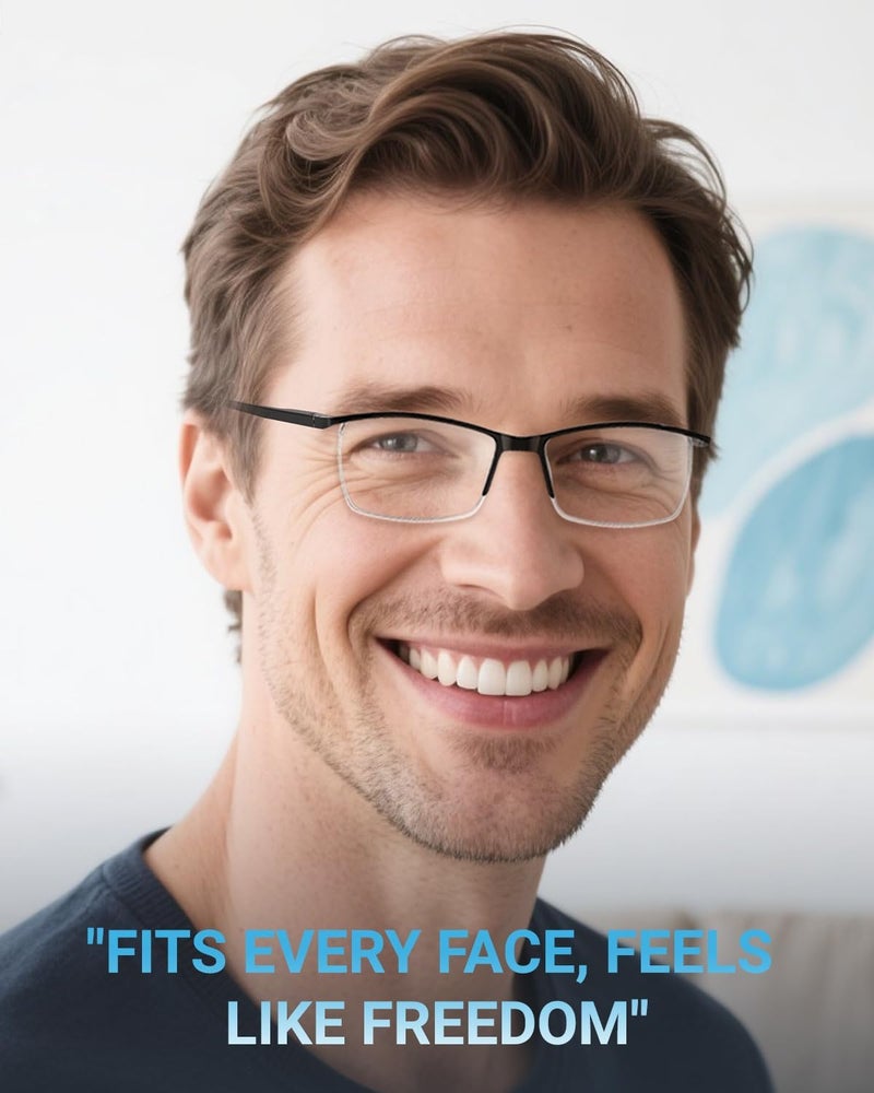 LUFF 4Pcs Anti-Blue-ray Reading Glasses Portable Ultra-Light Readers(6.0X) - Image 2