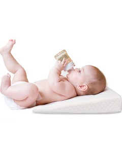 Sumkyle Baby Wedge Pillow, Soft Square Crib Wedge Pillow With Washable Cover, Feeding Pillows for Reflux Baby Sleep, GERD, Breathing Difficulty  - Image 3