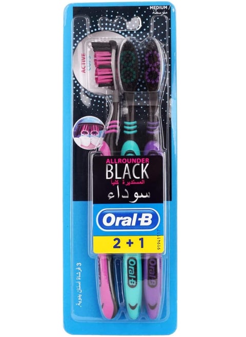 Oral B Surrounding Clean 40 Medium 3 Counts Multicolour