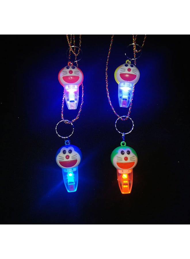 Factory Wholesale Push Activities Small Gifts Luminous Luminous Drainage Sweep Code Creative Cartoon Children's Small Toys