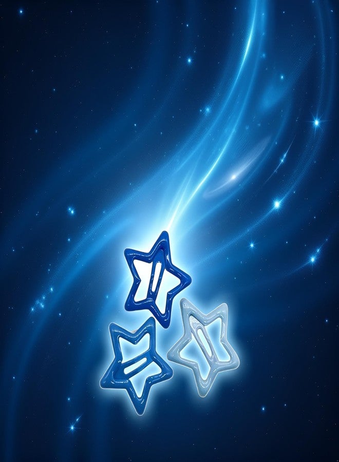 15 قطعة من دبابيس الشعر الزرقاء على شكل نجمة، دبابيس شعر جانبية أنيقة مصنوعة من سبيكة معدنية، إكسسوارات شعر رائعة للبنات، مشابك شعر، إكسسوارات شعر، مشابك شعر، دبابيس شعر - Image 5