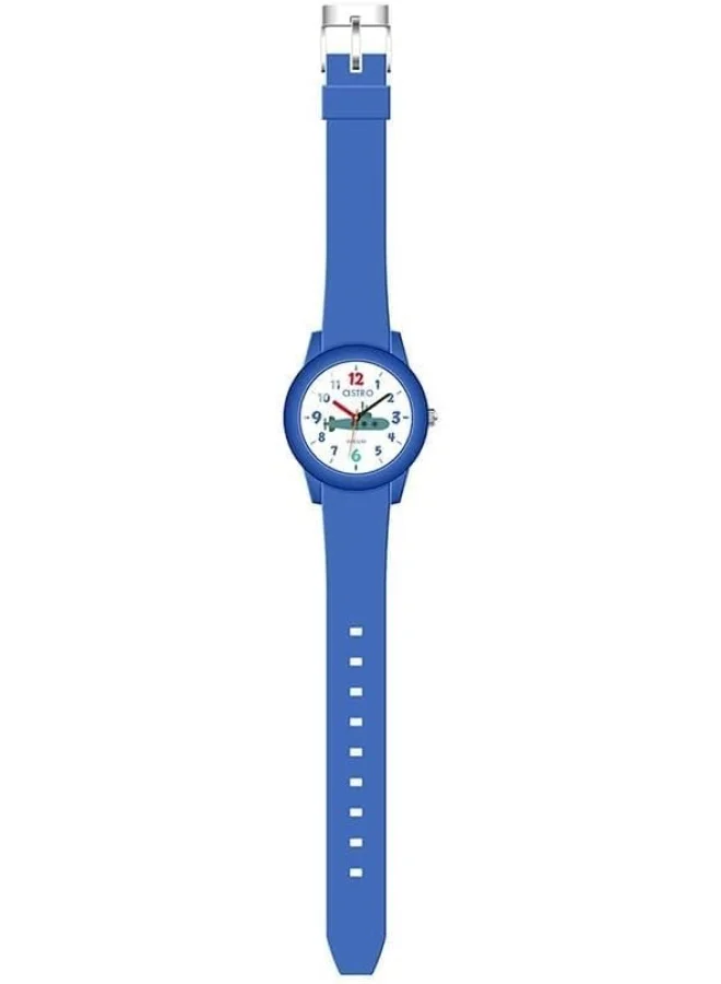 ASTRO Kids Japan Pc21 Movement Watch, Analog Display And Polyurethane Strap - A23810-Ppnw, Blue