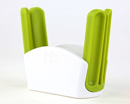 Joie Small Bagel Slicer, English Muffin Cutter, Knife Guides Easily Fold for Compact Storage, Handy Kitchen Gadget for Breakfast and Lunch Sandwiches, BPA-Free, Dishwasher Safe - Image 3