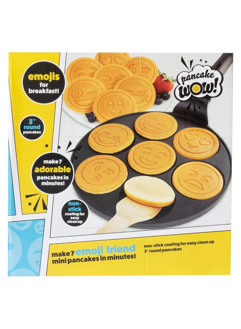 صينية بان كيك مانعة للالتصاق، صينية بان كيك 7 وجه مبتسم، صينية فطائر، صينية بيض 26 سم لمواقد الغاز - Image 4