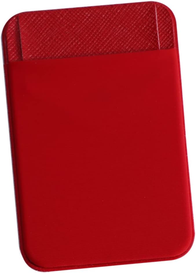 Red Pu Leather Phone Holder Wallet Case With Card Slot And Stand - Image 1