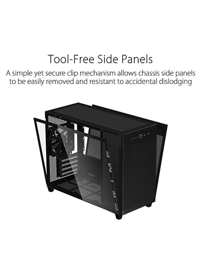 ASUS AP201 PRIME CASE TG Mini Tower Black - Image 4
