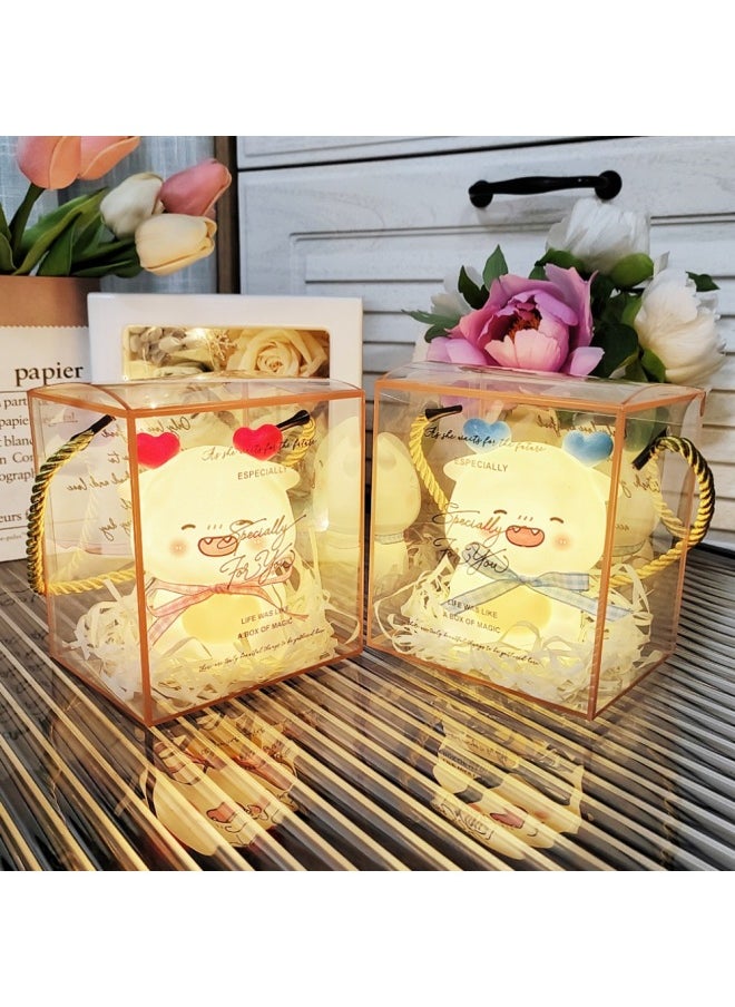 Generic Net Red Cartoon Nightlight Night Market Park Stall Year Children's Creative Luminous Toys Year Gifts-Color:Stars  - Image 4