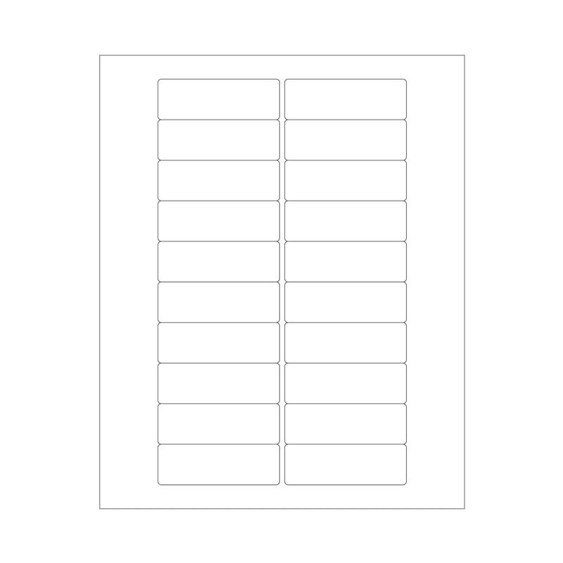 ChromaLabel 1 x 3 Inch Printable Labels, Office Label & Stickers Compatible with Laser and Inkjet Printers - 25 Label Sheets, 500 Labels for Printer, White - Image 3