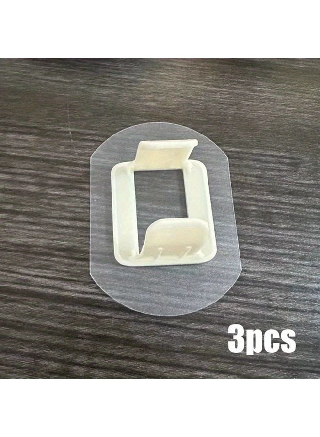 5pcs White Plastic Wall Mount Utility Hooks No Drill Fixing Buckle Easy Install - Image 4