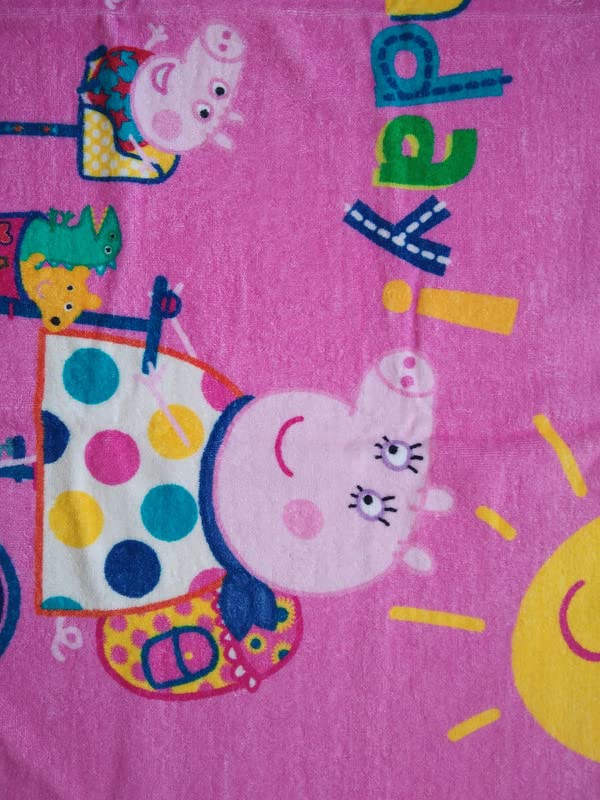 Athom Living Peppa Pig Funday Kids Bath Towel 350 GSM 60x120 cm - Image 5