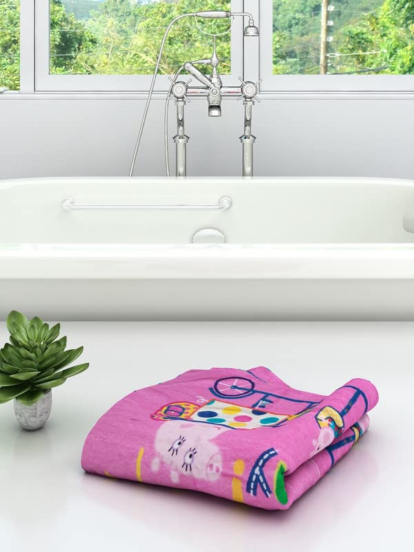 Athom Living Peppa Pig Funday Kids Bath Towel 350 GSM 60x120 cm - Image 2