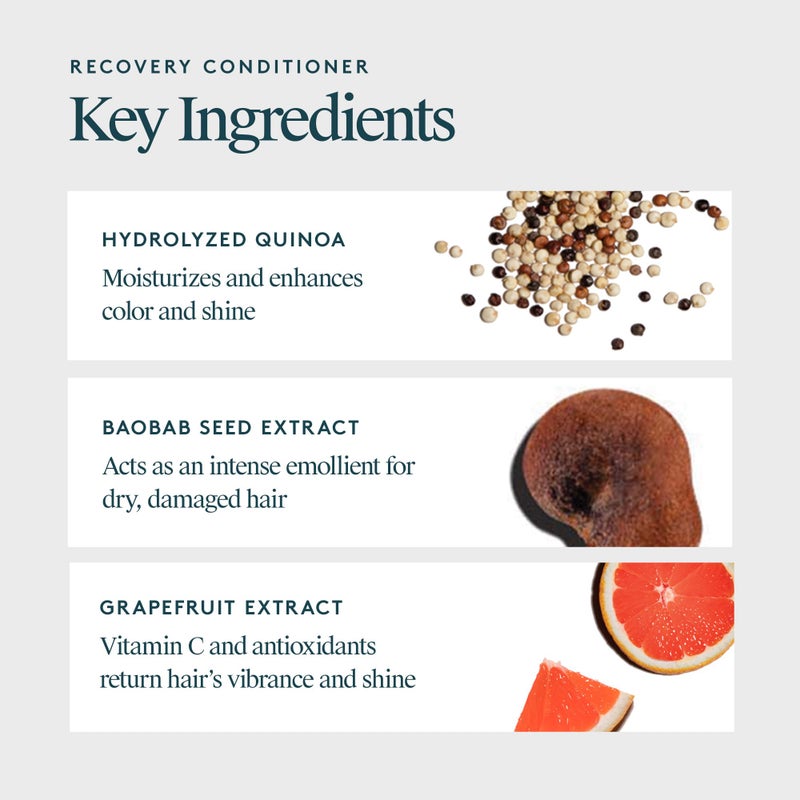 VIRTUE Recovery Conditioner with Keratin Hydrates, Softens, and Renews Damaged Hair, Sulfate Free, Color Safe - Image 3