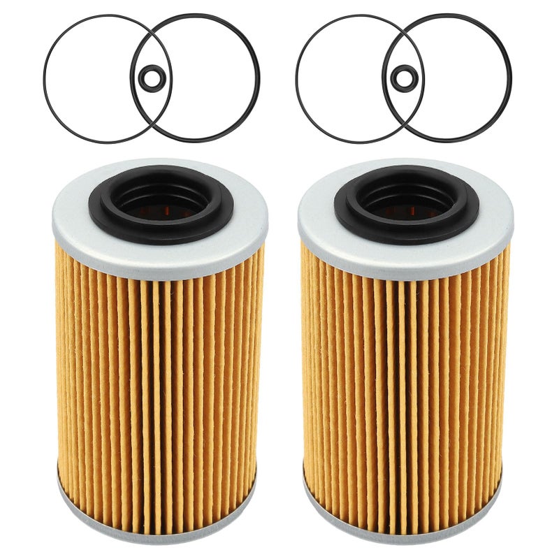 SOLLON 420956741 Oil Filter ORing Kit for SeaDoo GTI GTS Se GTR GTX RXP RXT RXPX RXTX 130 185 215 255 Engine Motor Jet Boat Replace KN556 711956741 2Pack