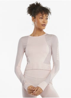 PUMA Seamless Womens Long Sleeve Fitted Training T-Shirt  - Image 1