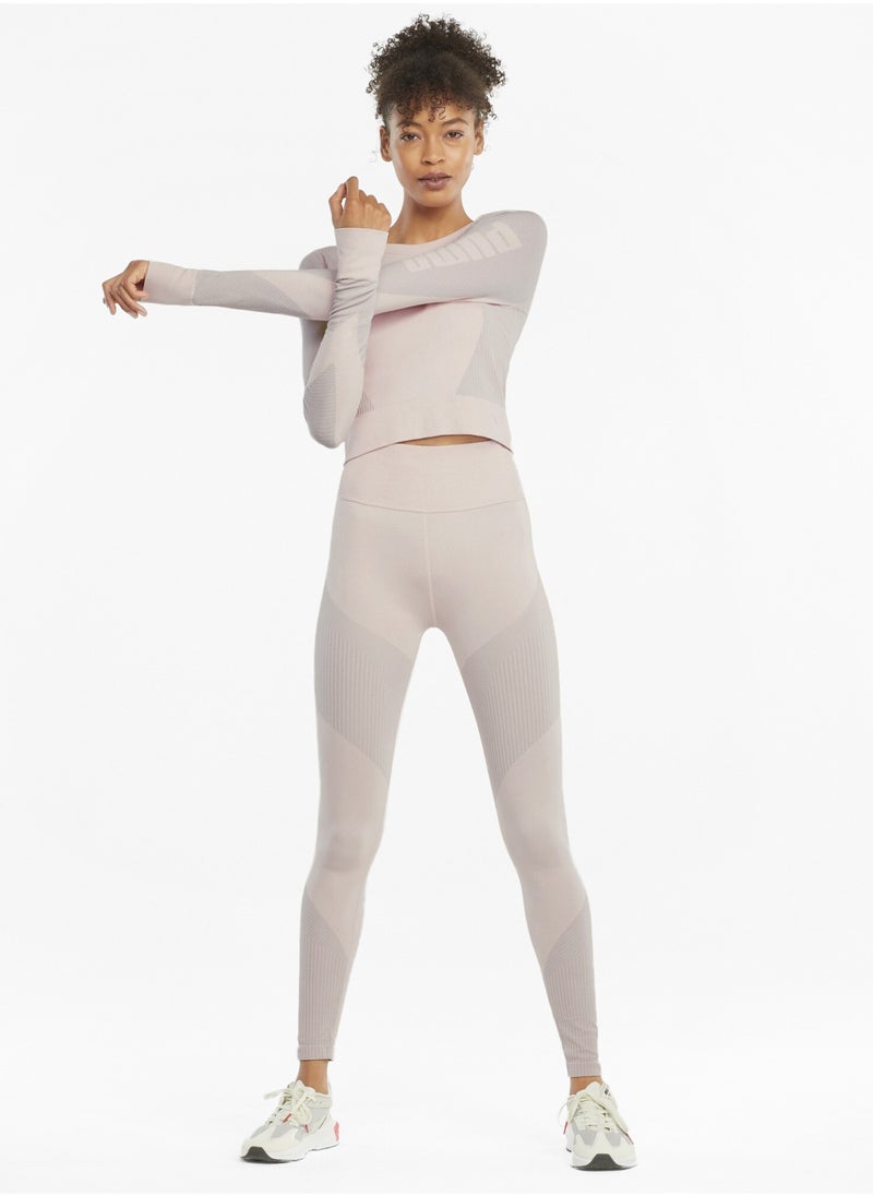 PUMA Seamless Womens Long Sleeve Fitted Training T-Shirt  - Image 3