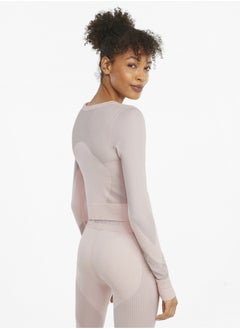 PUMA Seamless Womens Long Sleeve Fitted Training T-Shirt  - Image 2