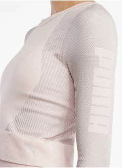 PUMA Seamless Womens Long Sleeve Fitted Training T-Shirt  - Image 4