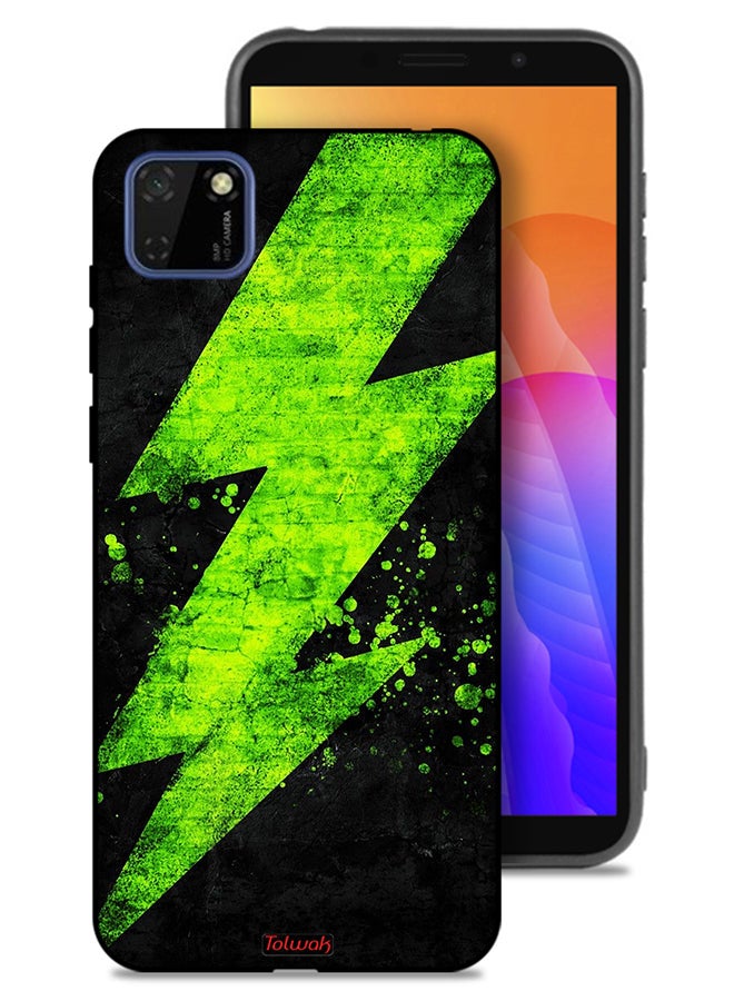 Tolwak Huawei Y5p Protective Case Cover Electric Pattern - Image 1