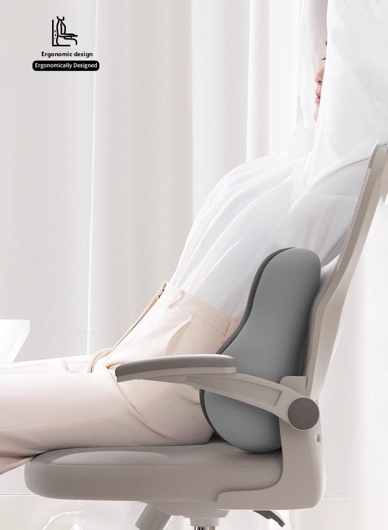 Haidue Lumbar Support Pillow for Office Chair with Ergonomic Multi-Region Design Extra Dense Memory Foam for Office Chair Car Seat Lumbar and Back Support Memory Foam Pillow Coccyx Cushion for Tailbone - Image 4