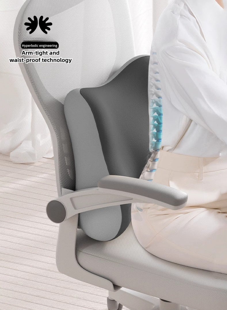 Haidue Lumbar Support Pillow for Office Chair with Ergonomic Multi-Region Design Extra Dense Memory Foam for Office Chair Car Seat Lumbar and Back Support Memory Foam Pillow Coccyx Cushion for Tailbone - Image 3