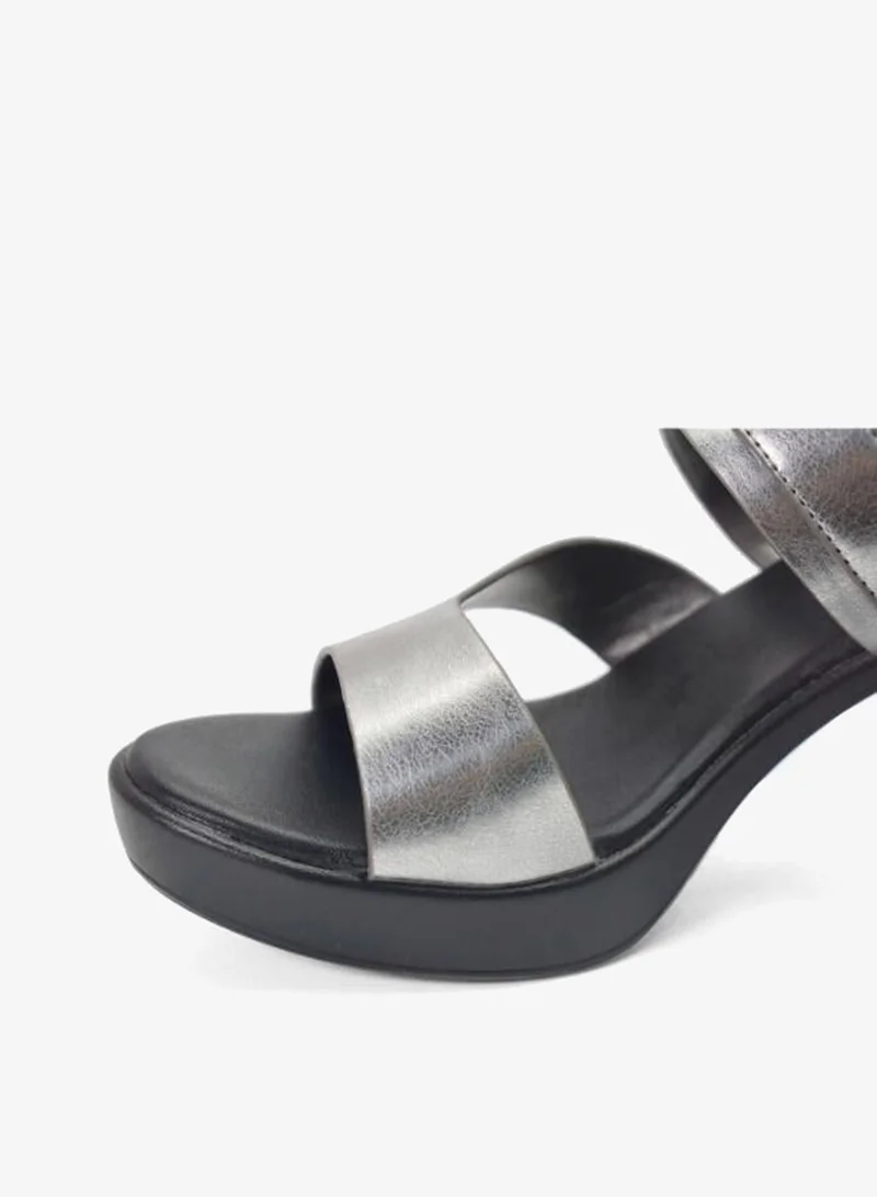 Michelle Morgan Pewter 092-3087 Michelle Morgan Ladies High Heel Sandals 514RJ158 Pewter for Women | Best Price UAE
