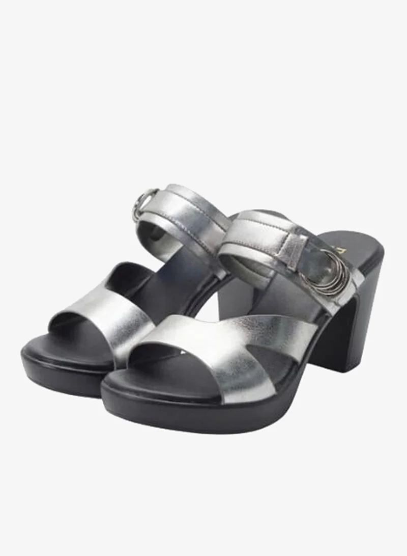 092-3087 Michelle Morgan Ladies High Heel Sandals 514RJ158 Pewter
