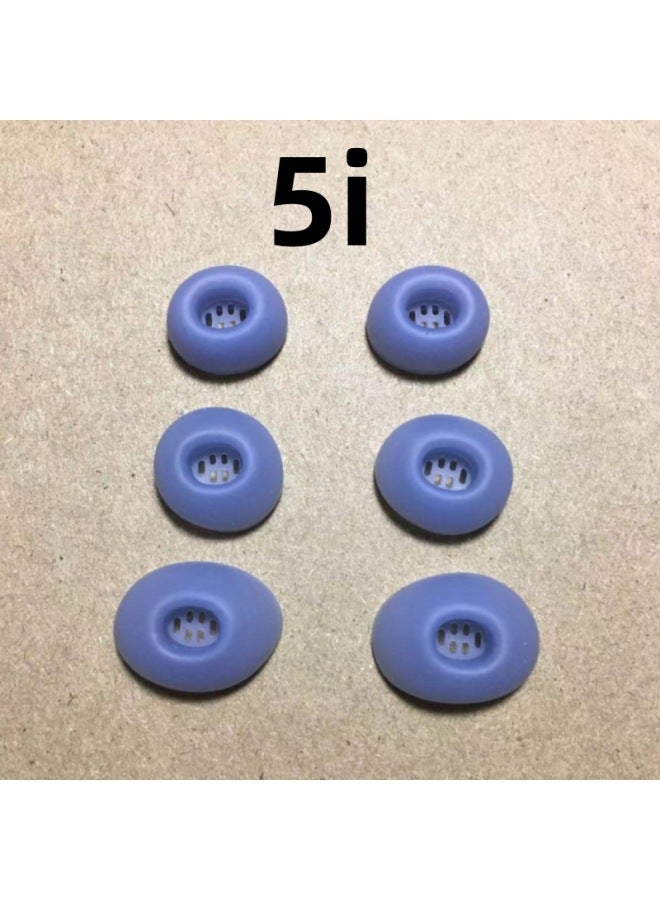 For Huawei Freebuds 5i 6i Bluetooth Non-slip Ear Hanging Ear Cap Ear Mask Plug Accessories Hook Rubber SE Accessories-Color:5i Blue Medium Earmuffs 1 - Image 1