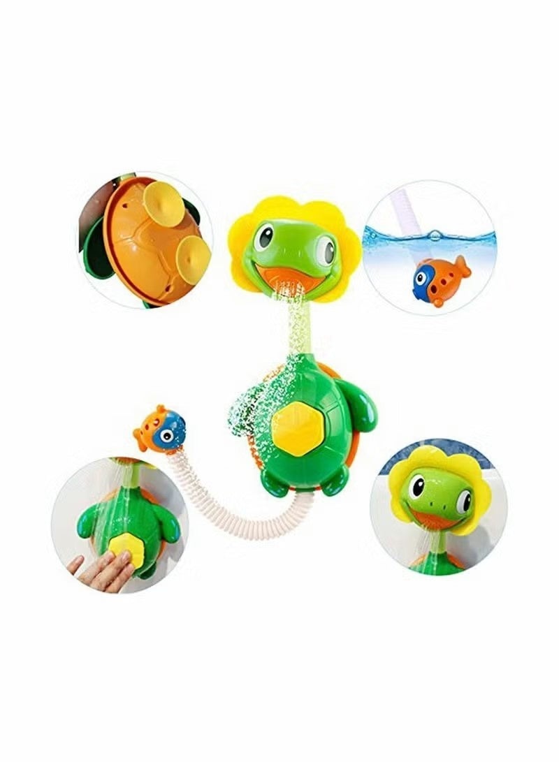 Turtle Baby Bath Toys Spray Bathing Tub Fountain for Kid Hand Shower Floating Bathtub Pool Bathroom Toy Toddler Infant Kids - Image 4