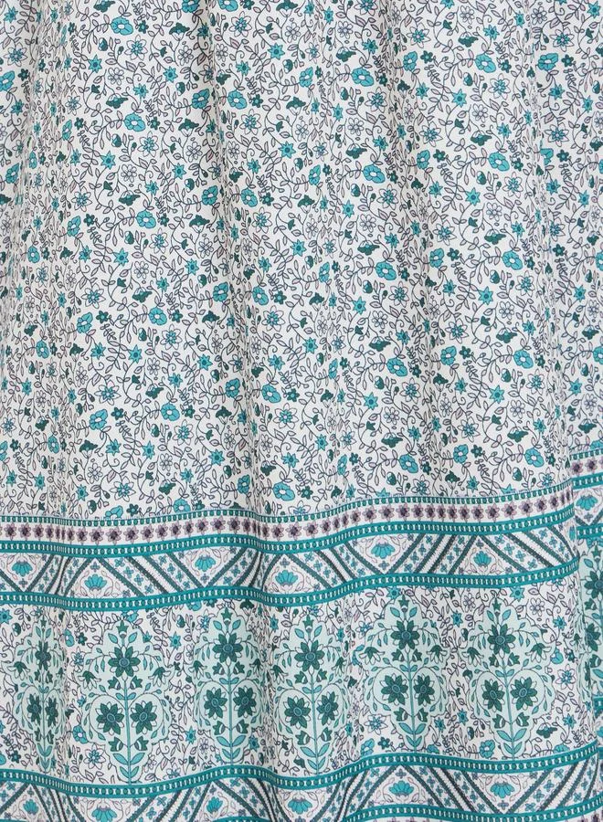 Take Two Take Two All-Over Print A-Line Maxi Skirt