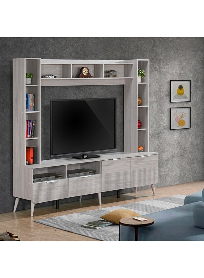 Home Box وحدة حائط من إلموود لتلفزيونات تصل إلى 65 بوصة - Image 1