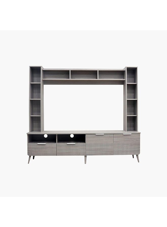 Home Box وحدة حائط من إلموود لتلفزيونات تصل إلى 65 بوصة - Image 3