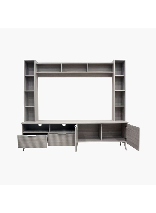 Home Box وحدة حائط من إلموود لتلفزيونات تصل إلى 65 بوصة - Image 4