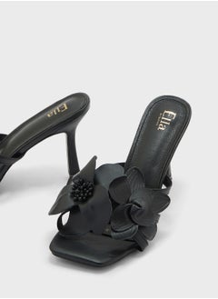 ELLA Oversized Floral Heel Sandal  - Image 4