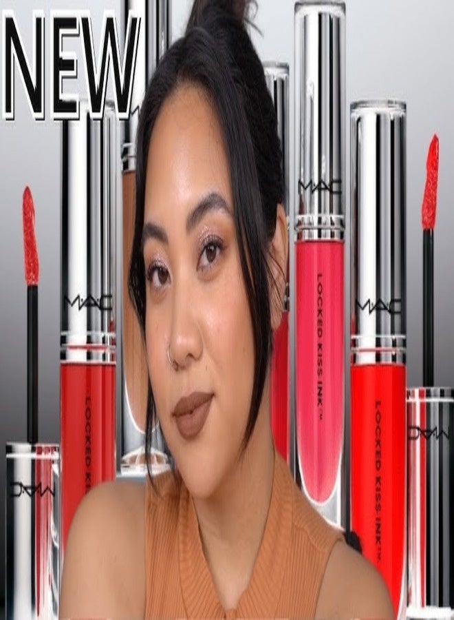 MAC Cosmetics M·A·C Locked Kiss Ink 24HR Lipcolour – Shade: Meticulous– 4ml (Long-Wear Liquid Lipstick) - Image 5