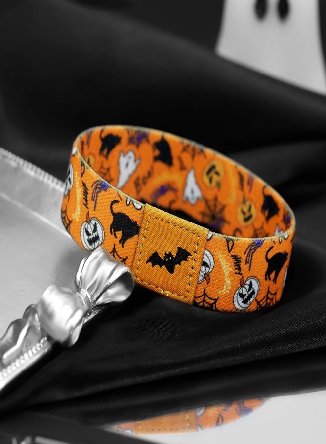 yfstyle Halloween Stretch Wristband Pumpkin Bracelets for Women & Men - Spooky Bracelets for Costume & Cosplay Gifts - Image 5