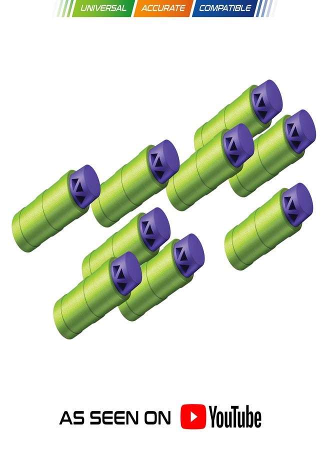 دارت زون نيتروشوت+ 400 سهم احترافي نصف الطول - متوافق مع جميع مسدسات الرماية الاحترافية بما في ذلك DZ Pro وDZ Max وAdventure Force Tactical Strike Blasters، مقاس 14 بوصة فأكثر - Image 4