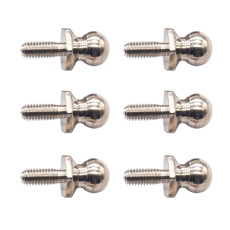 Vgoohobby 8PCS Vgoohobby Metal Ball Head Screws Fasteners Fixing Spherical Bolts Compatible with Himoto Redcat 1/10 RC Car Buggy Truck - Image 5