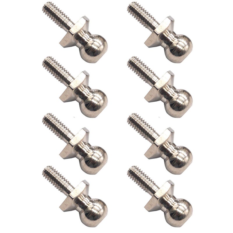 Vgoohobby 8PCS Vgoohobby Metal Ball Head Screws Fasteners Fixing Spherical Bolts Compatible with Himoto Redcat 1/10 RC Car Buggy Truck - Image 4