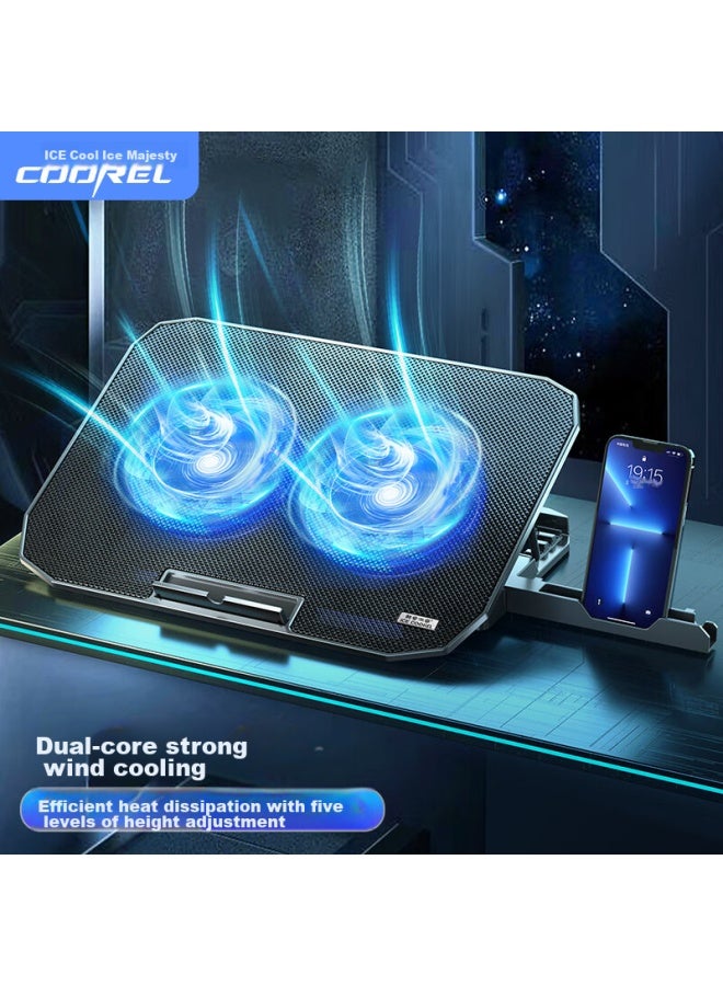 Ice Coorel A1 Laptop Cooling Pad, Laptop Stand/adjustable Speed Cooling Stand/cooling Mat/laptop Mat, Suitable For 15.6-inch, Compatible With Apple/lenovo/huawei - Image 1